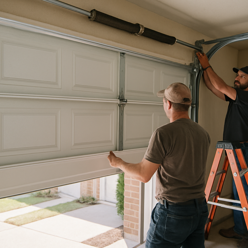 garage door installation time