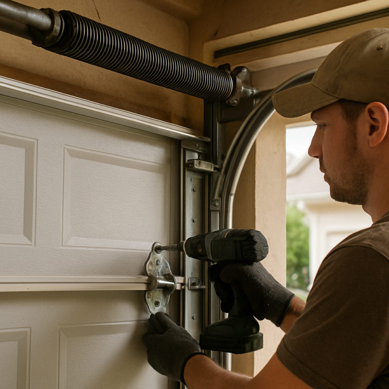 garage door installation process